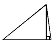 What is the name of the segment inside the large triangle? 1: perpendicular bisector-example-1