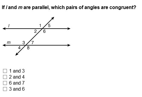 Please help me! I have a test coming up ;-; If l and m are parallel, which pairs of-example-1