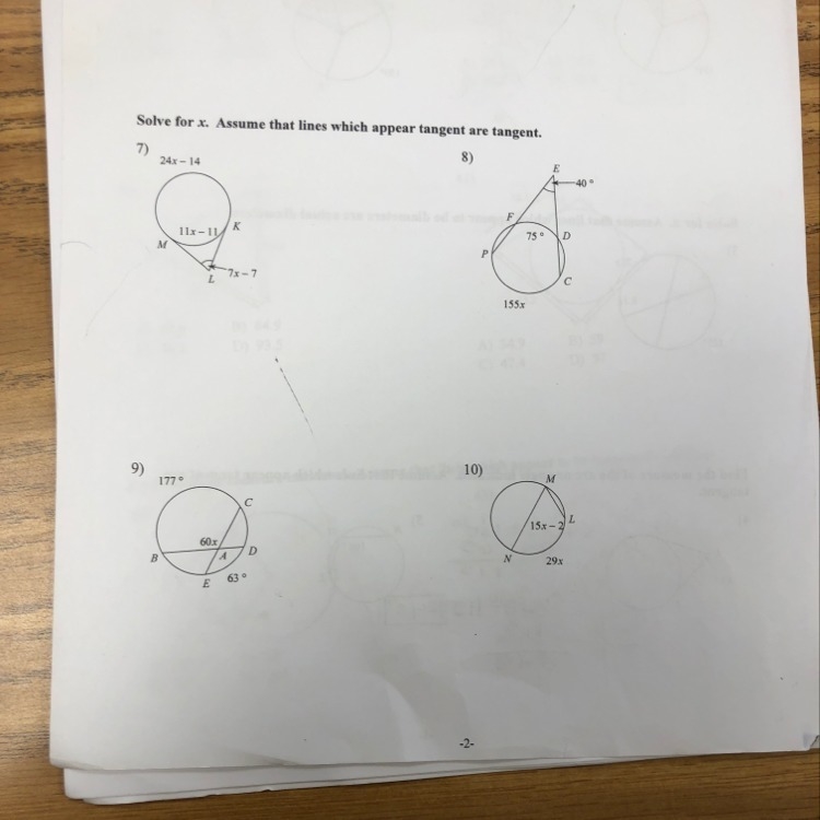 Solve for x? Please-example-1