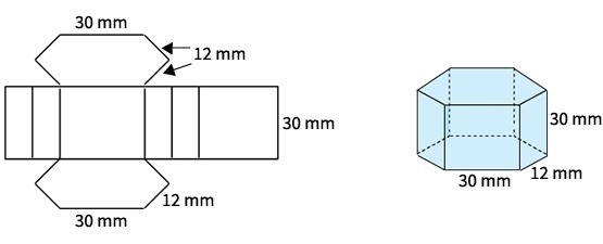 Is this pattern a net for the three-dimensional figure?-example-1