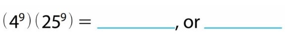 "Rewrite the expression using one exponent," is what the question asks above-example-1