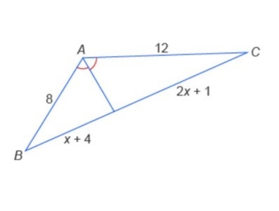 Help! WHAT IS THE VALUE OF X, and can you show how you got it please?-example-1