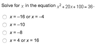 Solve for x in the equation.-example-1