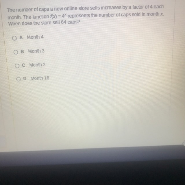 When does the store sell 64 caps???-example-1