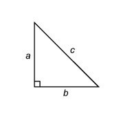 Refer to the triangle below. If a = 3 and b = 6 a. Find the exact length of c in un-example-1