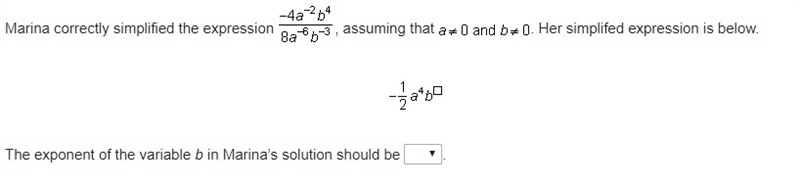 Simplifying Rational Expressions Marina correctly simplified the expression A.) -7 B-example-1