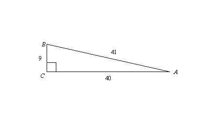 ﻿ 11. Use ∆ABC to find the value of cos B. 21. Use ∆ABC to find the value of tan B-example-2