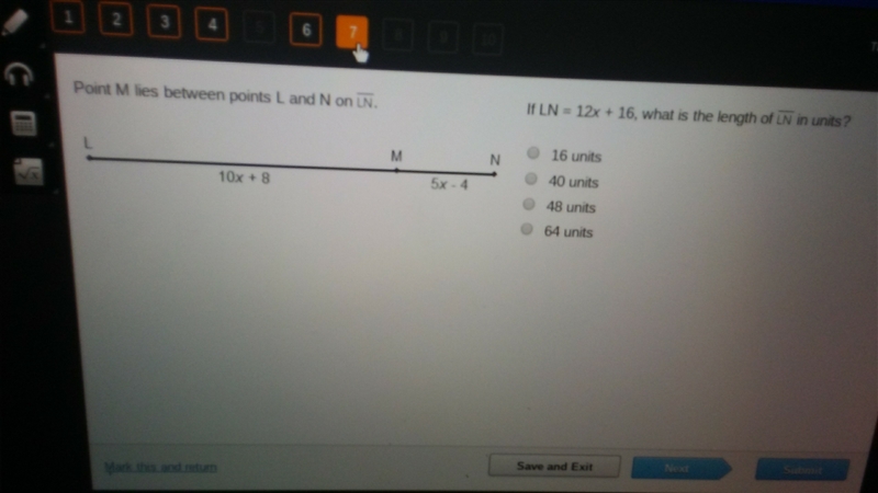 Point m lies between point L and N on LN-example-1