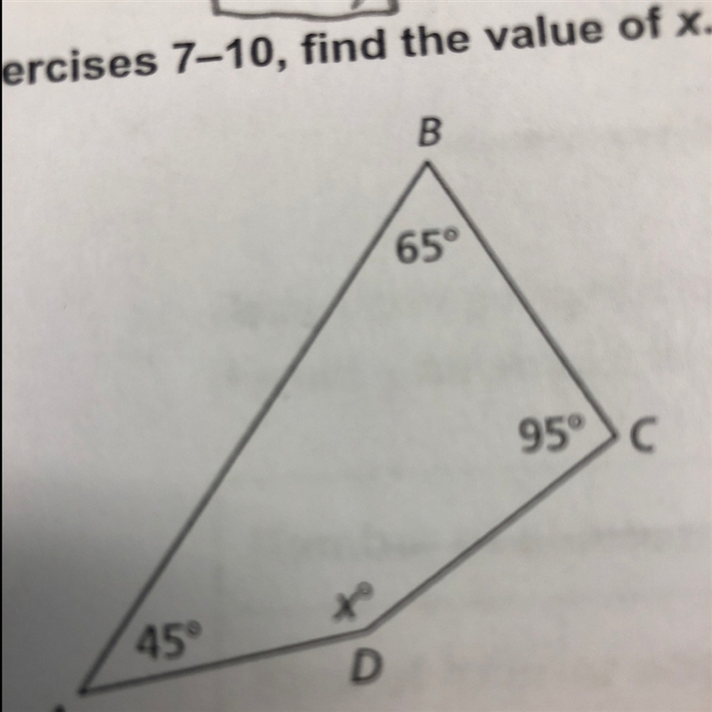 What is the value of x-example-1