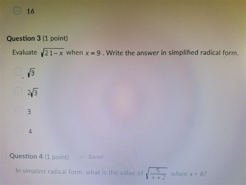 Write the answer in simplified radical form-example-1