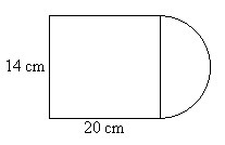 What is the area of the given composite figure, using 3.14 for π. Round to the nearest-example-1