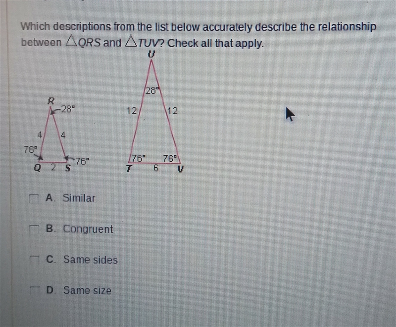 Which descriptions from the list below accurately describe the relationship between-example-1