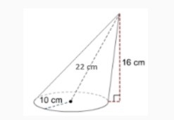 Please help meeeeeeeeee What is the exact volume of the oblique cone? A) 800 π cm-example-1