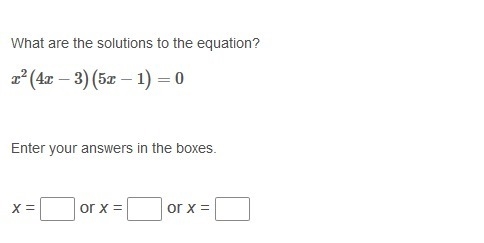 PLEASE HELP ASAP!!! CORRECT ANSWER ONLY PLEASE!!! What are the solutions to the equation-example-1