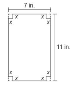 PLEASE HELP! A company is creating a box without a top from a piece of cardboard, but-example-1