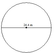 Use 3.14 for the radius to estimate the area of a circle the diameter is given round-example-1