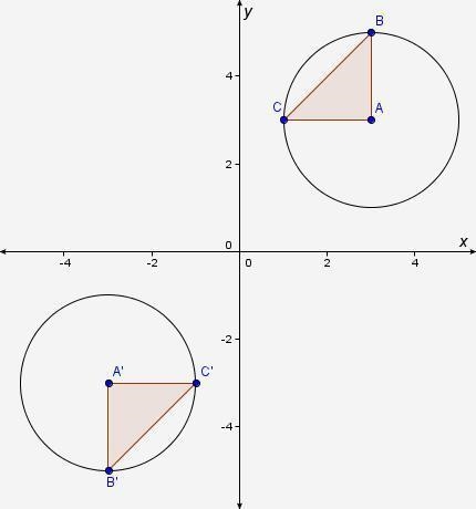 ∆ABC transforms to produce ∆A'B'C'. Which transformation did NOT take place? A. Rotation-example-1