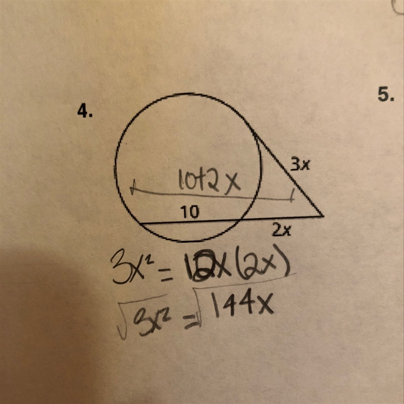 I don’t understand how to find the value of x for this problem and I doing it right-example-1