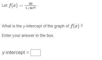 What is the y-intercept of the graph of f(x) ?-example-1