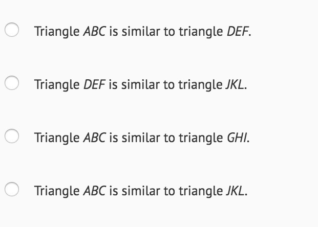 30 POINTS! PLEASE HELP! Which statement is true about these figures? Figures not to-example-2