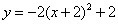 Identify the vertex and the y-intercept of the graph of the function-example-1