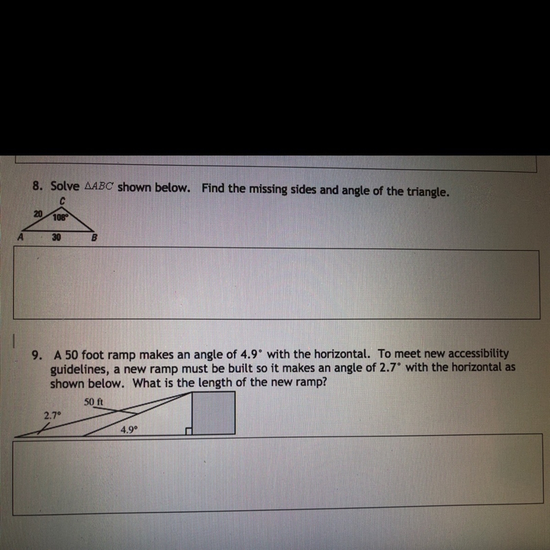 PLEASE HELP DO 8 & 9 PLEASE-example-1