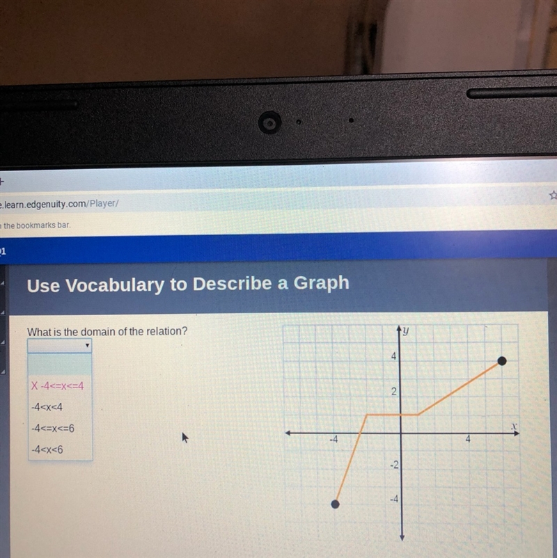 What is the domain of the relation? Need help now 20 points!!-example-1