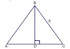 Triangle ABC is equilateral. Find the height of BD-example-1