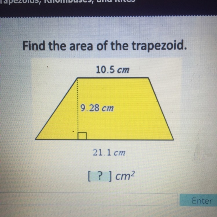 Find the area of the trapezoid-example-1