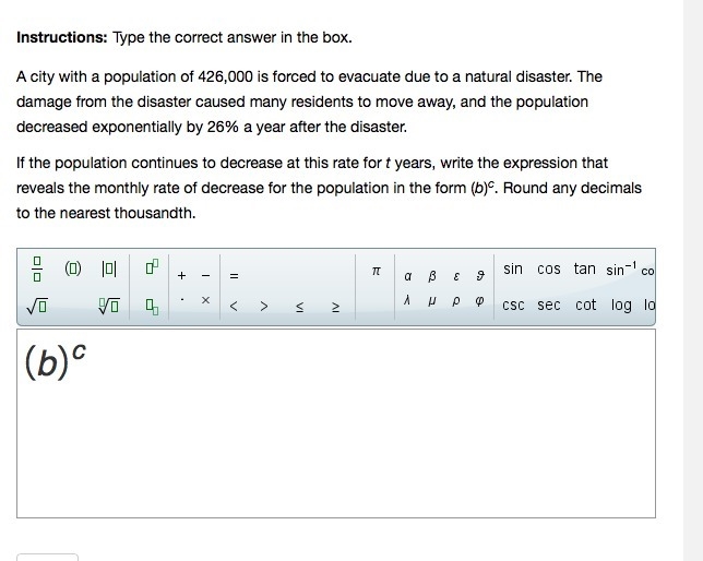 PLZZ HELP ME A city with a population of 426,000 is forced to evacuate due to a natural-example-1