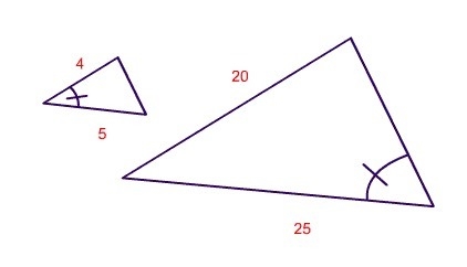 Can you prove that the two triangles are similar? Justify your answer.-example-1