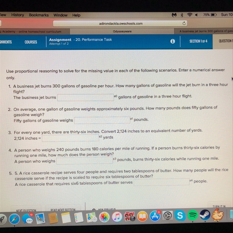 What are the answer to these 5 questions this worth 20 points btw-example-1