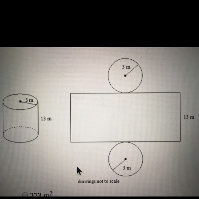 Use the net to find the approximate surface area of the cylinder to the nearest square-example-1