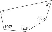 Solve for x. Enter your answer in the box.-example-1