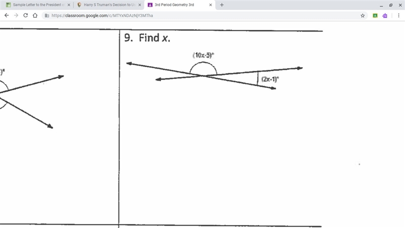 Problem in file below, find x.-example-1