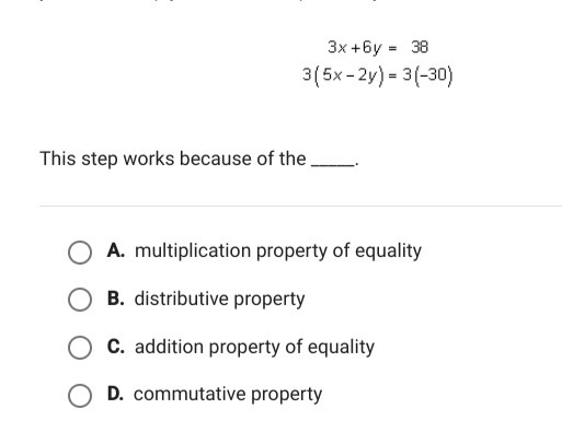 When solving this system of linear equations with the elimination method, you can-example-1