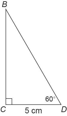 PLEASE HELP! What is the area of triangle BCD in exact form? 35 points!-example-1