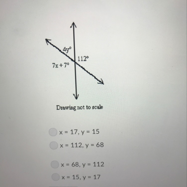 Find the values of x and y-example-1