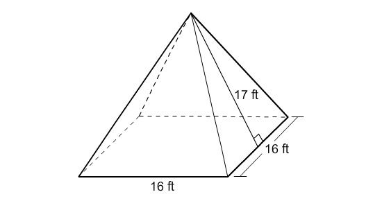 What is the volume of the pyramid? 8,704 ft3 1,280 ft3 34,816 ft3 4,624 ft3-example-1