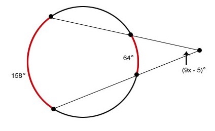 Find the value of x in the figures below. Please show all steps.-example-1