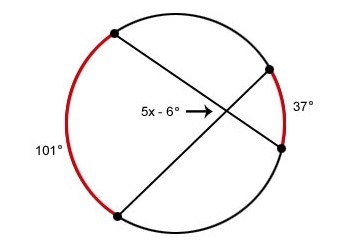 Find the value of x in the figures below. Please show all steps.-example-2