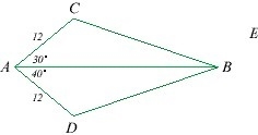 DB _____ CB Choose the relationship symbol to make a true statement. < = >-example-1