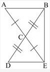 Based on the figure, which pair of triangles is congruent by the Side Angle Side Postulate-example-1