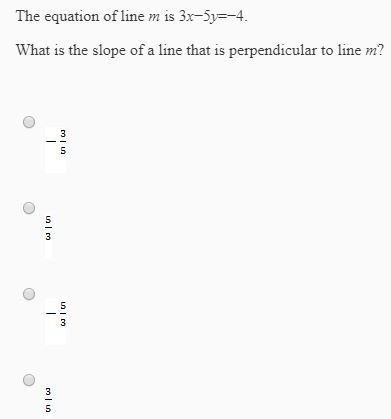 What is the slope of a line that is perpendicular to line m?-example-1