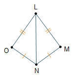 Consider the diagram. The congruence theorem that can be used to prove △LON ≅ △LMN-example-1