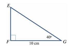 PLs help 1. A) Given the provided angle and the leg provided, what trigonometric ratio-example-1