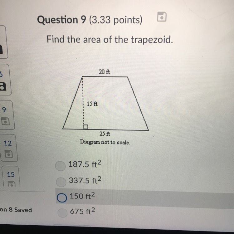 Find the area of the trapezoid-example-1