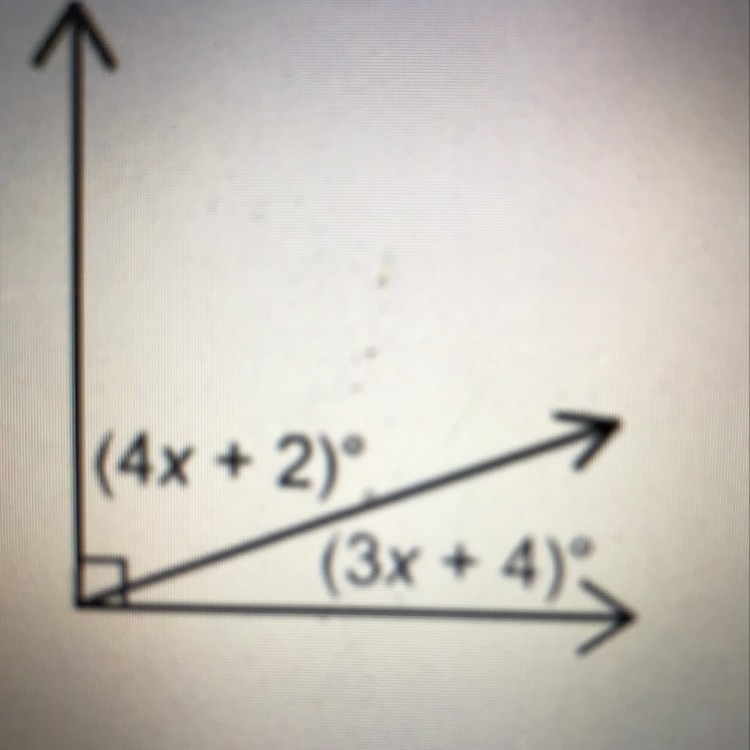 What are the measures of the two angles in the figure below?-example-1