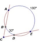 What is the measure of ACE shown in the diagram below?  A) 65 B) 70 C) 60 D) 75-example-1