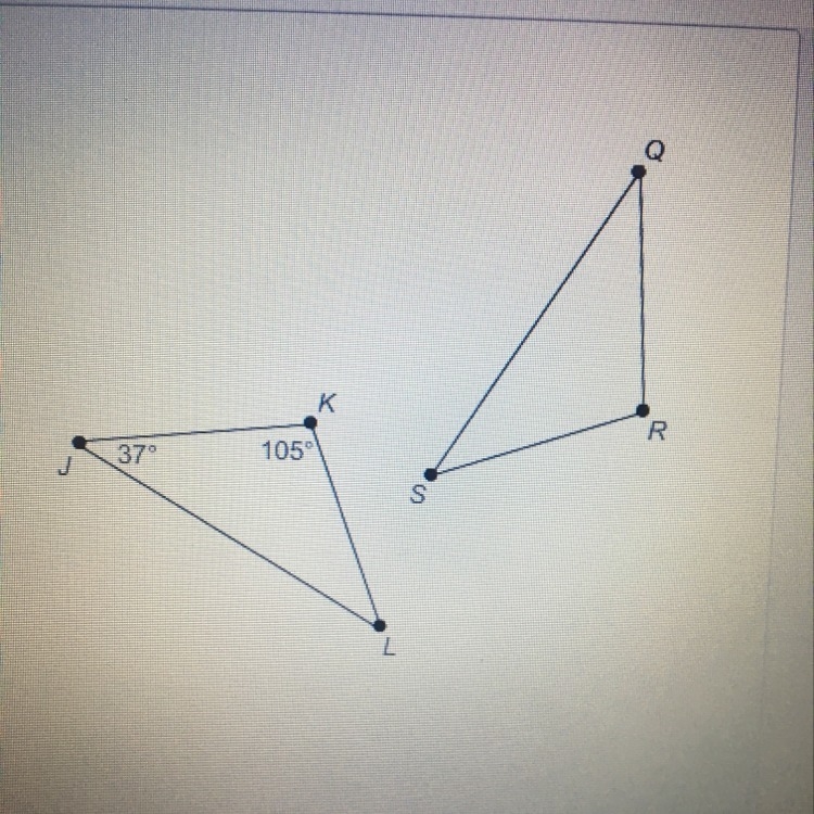 JKL = QRS What is m angle symbol Q?-example-1